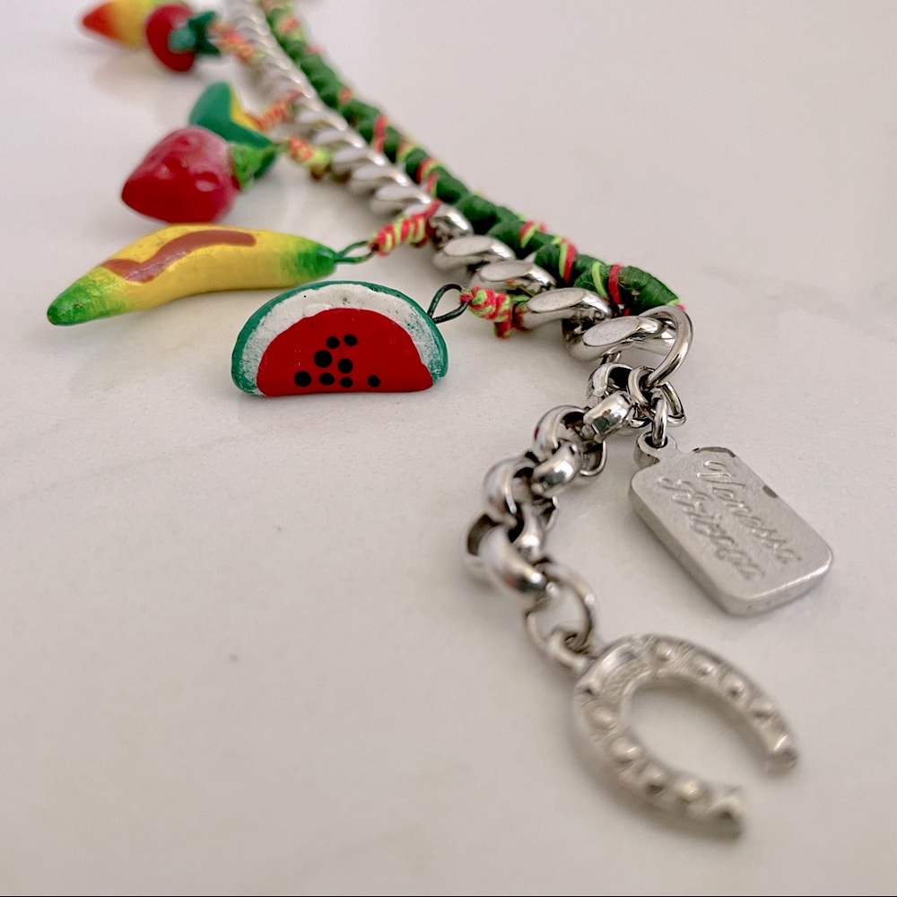 Venessa Arizaga Fruit Cake Silver-plated Charm Bracelet
